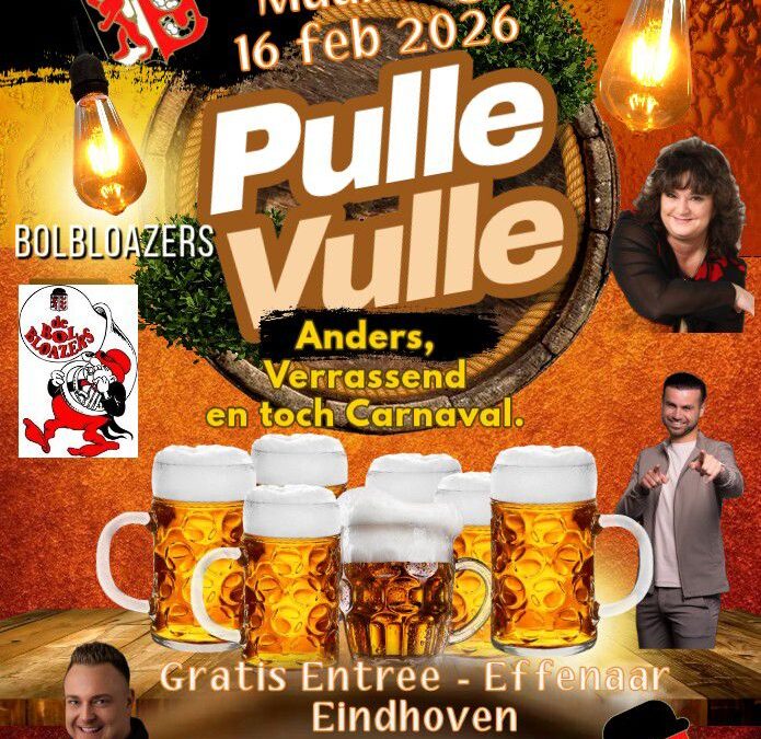🎭 Pulle Vulle 2026 – aankondiging 🍻