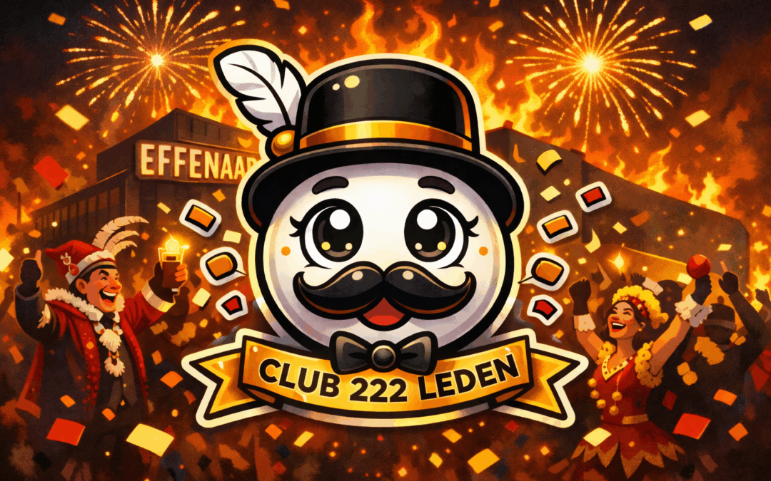 Club 222’ers zetten Effenaar in vuur en vlam